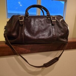 Lavorazione Artigianale Leather Italy Large Duffle